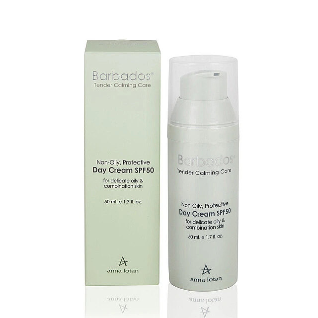 Anna Lotan Barbados apsauginis veido kremas SPF50, 50ml