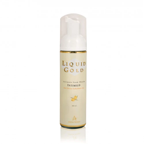 Anna Lotan Liquid Gold intymios higienos prausiklis su šaltalankių aliejumi, 200ml