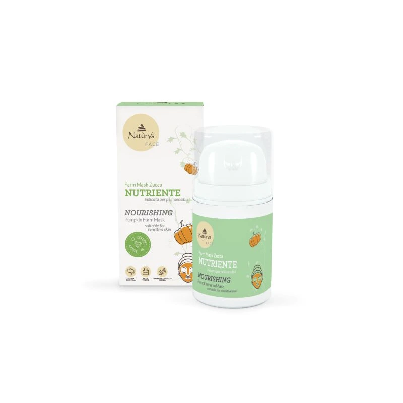 Naturys maitinamoji antioksidacinė moliūgų kaukė, 50ml