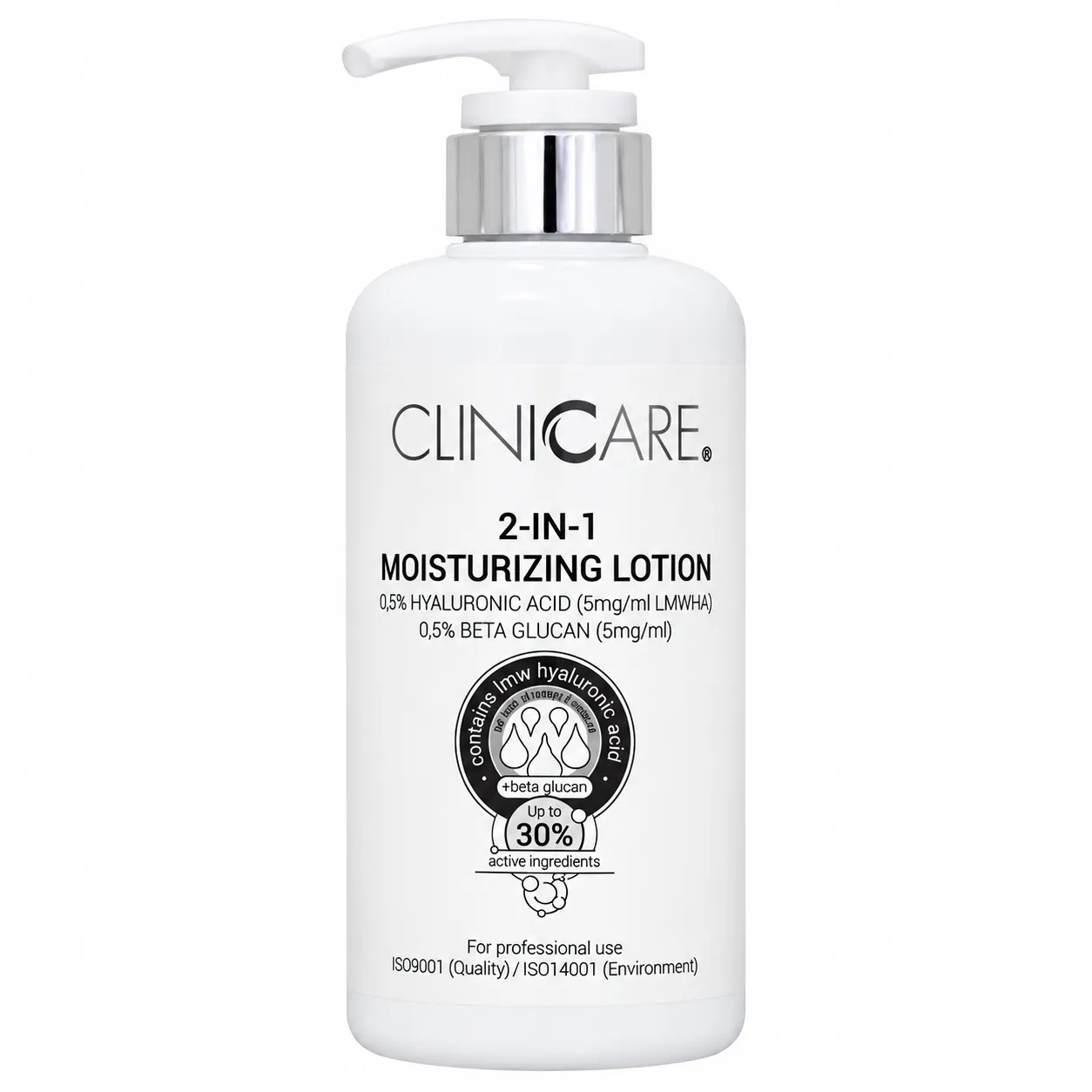 Cliniccare 2-IN-1 Moisturizing Lotion švelni drėkinamoji emulsija veidui, 500ml