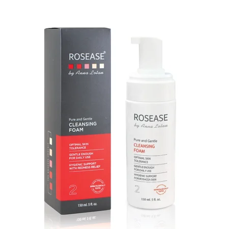 Anna Lotan ROSEASE švelnios valomosios putos, 150ml